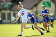 27 June 2021; Grainne Kenneally of Kildare in action against Mo Nerney of  Laois during the Lidl Ladies Football National League Division 3 Final match between Kildare and Laois at Baltinglass GAA Club in Baltinglass, Wicklow. Photo by Matt Browne/Sportsfile