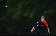 30 June 2021; Harry Tector of Northern Knights in action during the Cricket Ireland InterProvincial Cup 2021 match between Northern Knights and Munster Reds at Bready Cricket Club in Stormont in Belfast. Photo by David Fitzgerald/Sportsfile