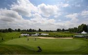 30 June 2021; A general view of the 18th green during the Dubai Duty Free Irish Open Golf Championship - Pro-Am at Mount Juliet in Thomastown, Kilkenny. Photo by Ramsey Cardy/Sportsfile