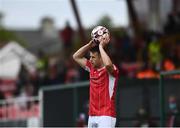 26 June 2021; Regan Donelon of Sligo Rovers during the SSE Airtricity League Premier Division match between Sligo Rovers and Bohemians at The Showgrounds in Sligo. Photo by David Fitzgerald/Sportsfile