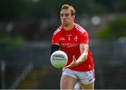 27 June 2021; Bevan Duffy of Louth during the Leinster GAA Football Senior Championship Round 1 match between Louth and Offaly at Páirc Tailteann in Navan, Meath. Photo by David Fitzgerald/Sportsfile