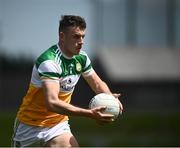 27 June 2021; Cian Farrell of Offaly during the Leinster GAA Football Senior Championship Round 1 match between Louth and Offaly at Páirc Tailteann in Navan, Meath. Photo by David Fitzgerald/Sportsfile
