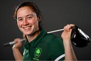 2 July 2021; Leona Maguire during a Tokyo Team Ireland Announcement for Golf at the Sport Ireland Campus in Dublin. Photo by Ramsey Cardy/Sportsfile