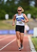 27 June 2021; Kate Veale of West Waterford AC on her way to winning the Women's 5000m Walk  during day three of the Irish Life Health National Senior Championships at Morton Stadium in Santry, Dublin. Photo by Sam Barnes/Sportsfile