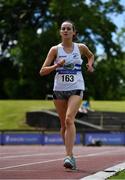 27 June 2021; Niamh O'Connor of Celbridge AC, Kildare, competing the Women's 5000m Walk during day three of the Irish Life Health National Senior Championships at Morton Stadium in Santry, Dublin. Photo by Sam Barnes/Sportsfile