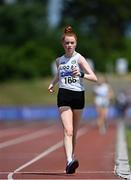 27 June 2021; Ruth Monaghan of Sligo AC competing in the Women's 5000m Walk during day three of the Irish Life Health National Senior Championships at Morton Stadium in Santry, Dublin. Photo by Sam Barnes/Sportsfile