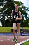 27 June 2021; Emily Machugh of Naas AC, Kildare, competing the Women's 5000m Walk during day three of the Irish Life Health National Senior Championships at Morton Stadium in Santry, Dublin. Photo by Sam Barnes/Sportsfile