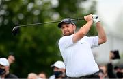 1 July 2021; Shane Lowry of Ireland watches his drive from the 10th tee box during day one of the Dubai Duty Free Irish Open Golf Championship at Mount Juliet Golf Club in Thomastown, Kilkenny. Photo by Ramsey Cardy/Sportsfile