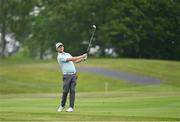 1 July 2021; Justin Harding of South Africa watches his shot on the 15th fairway during day one of the Dubai Duty Free Irish Open Golf Championship at Mount Juliet Golf Club in Thomastown, Kilkenny. Photo by Ramsey Cardy/Sportsfile