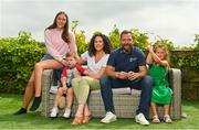 1 July 2021; Ken McGrath pictured at home with his family. Ken is helping to launch the Bord Gáis Energy GAA Legends Tour Series for 2021. The tours start online on Wednesday, 7 July continuing weekly for eight weeks, and can be viewed on Bord Gáis Energy Rewards page - bordgaisenergy.ie/my-rewards.  Photo by Seb Daly/Sportsfile