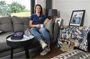 1 July 2021; Noelle Healy pictured at home with some stand-out medals and awards from her career. Noelle was helping to launch the Bord Gáis Energy GAA Legends Tour Series for 2021. The tours start online on Wednesday, 7 July continuing weekly for eight weeks, and can be viewed on Bord Gáis Energy Rewards page - bordgaisenergy.ie/my-rewards. Photo by Brendan Moran/Sportsfile