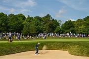 1 July 2021; Martin Kaymer of Germany plays from a bunker at the sixth green during day one of the Dubai Duty Free Irish Open Golf Championship at Mount Juliet Golf Club in Thomastown, Kilkenny. Photo by Ramsey Cardy/Sportsfile