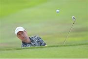 1 July 2021; Jonathan Caldwell of Northern Ireland plays from a bunker at the fifth green during day one of the Dubai Duty Free Irish Open Golf Championship at Mount Juliet Golf Club in Thomastown, Kilkenny. Photo by Ramsey Cardy/Sportsfile