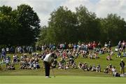 1 July 2021; Shane Lowry of Ireland putts on the sixth green during day one of the Dubai Duty Free Irish Open Golf Championship at Mount Juliet Golf Club in Thomastown, Kilkenny. Photo by Ramsey Cardy/Sportsfile