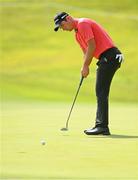 1 July 2021; Lucas Herbert of Australia putts for a birdie on the ninth green during day one of the Dubai Duty Free Irish Open Golf Championship at Mount Juliet Golf Club in Thomastown, Kilkenny. Photo by Ramsey Cardy/Sportsfile