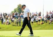 1 July 2021; Shane Lowry of Ireland after finishing his round on the 9th green during day one of the Dubai Duty Free Irish Open Golf Championship at Mount Juliet Golf Club in Thomastown, Kilkenny. Photo by Ramsey Cardy/Sportsfile