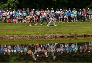 1 July 2021; Rory McIlroy of Northern Ireland and Tommy Fleetwood of England walk to the third green during day one of the Dubai Duty Free Irish Open Golf Championship at Mount Juliet Golf Club in Thomastown, Kilkenny. Photo by Ramsey Cardy/Sportsfile