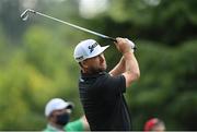 1 July 2021; Graeme McDowell of Northern Ireland watches his tee shot from the sixth tee box during day one of the Dubai Duty Free Irish Open Golf Championship at Mount Juliet Golf Club in Thomastown, Kilkenny. Photo by Ramsey Cardy/Sportsfile