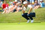 1 July 2021; Rory McIlroy of Northern Ireland lines up a putt on the fifth green during day one of the Dubai Duty Free Irish Open Golf Championship at Mount Juliet Golf Club in Thomastown, Kilkenny. Photo by Ramsey Cardy/Sportsfile