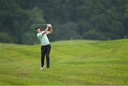 1 July 2021; Nicolas Colsaerts of Belgium watches his shot on the 15th during day one of the Dubai Duty Free Irish Open Golf Championship at Mount Juliet Golf Club in Thomastown, Kilkenny. Photo by Ramsey Cardy/Sportsfile