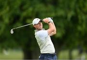 1 July 2021; Rory McIlroy of Northern Ireland watches his second shot on the first hole during day one of the Dubai Duty Free Irish Open Golf Championship at Mount Juliet Golf Club in Thomastown, Kilkenny. Photo by Ramsey Cardy/Sportsfile