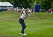 1 July 2021; Rory McIlroy of Northern Ireland plays a shot from the 18th fairway during day one of the Dubai Duty Free Irish Open Golf Championship at Mount Juliet Golf Club in Thomastown, Kilkenny. Photo by Ramsey Cardy/Sportsfile