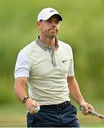 1 July 2021; Rory McIlroy of Northern Ireland on the 18th green on day one of the Dubai Duty Free Irish Open Golf Championship at Mount Juliet Golf Club in Thomastown, Kilkenny. Photo by Ramsey Cardy/Sportsfile