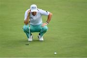 1 July 2021; Richie Ramsay of Scotland lines up a putt on the 18th green during day one of the Dubai Duty Free Irish Open Golf Championship at Mount Juliet Golf Club in Thomastown, Kilkenny. Photo by Ramsey Cardy/Sportsfile