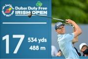 1 July 2021; Wilco Nienaber of South Africa watches his tee shot on the 17th hole during day one of the Dubai Duty Free Irish Open Golf Championship at Mount Juliet Golf Club in Thomastown, Kilkenny. Photo by Ramsey Cardy/Sportsfile