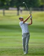 1 July 2021; Jason Scrivener of Australia watches his shot on the 17th hole during day one of the Dubai Duty Free Irish Open Golf Championship at Mount Juliet Golf Club in Thomastown, Kilkenny. Photo by Ramsey Cardy/Sportsfile