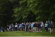 2 July 2021; Spectators arrive during day two of the Dubai Duty Free Irish Open Golf Championship at Mount Juliet Golf Club in Thomastown, Kilkenny. Photo by Ramsey Cardy/Sportsfile