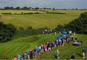 2 July 2021; Rory McIlroy of Northern Ireland watches his drive from the 16th tee box during day two of the Dubai Duty Free Irish Open Golf Championship at Mount Juliet Golf Club in Thomastown, Kilkenny. Photo by Ramsey Cardy/Sportsfile