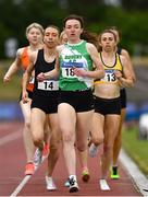 25 June 2021; Maeve O'Neill of Doheny AC, Cork, competing in the Women's 400m  during day one of the Irish Life Health National Senior Championships at Morton Stadium in Santry, Dublin. Photo by Sam Barnes/Sportsfile