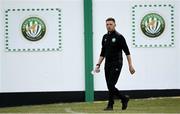 2 July 2021; Bray Wanderers manager Gary Cronin walks to the pitch before the SSE Airtricity League First Division match between Bray Wanderers and Cobh Ramblers at Carlisle Grounds in Bray, Wicklow. Photo by Harry Murphy/Sportsfile
