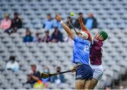 3 July 2021; Paddy Smyth of Dublin in action against Brian Concannon of Galway during the Leinster GAA Hurling Senior Championship Semi-Final match between Dublin v Galway at Croke Park in Dublin. Photo by Seb Daly/Sportsfile