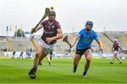 3 July 2021; Joseph Cooney of Galway in action against Conor Burke of Dublin during the Leinster GAA Hurling Senior Championship Semi-Final match between Dublin and Galway at Croke Park in Dublin. Photo by Seb Daly/Sportsfile