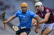 3 July 2021; Ronan Hayes of Dublin in action against Gearóid McInerney of Galway during the Leinster GAA Hurling Senior Championship Semi-Final match between Dublin and Galway at Croke Park in Dublin. Photo by Piaras Ó Mídheach/Sportsfile