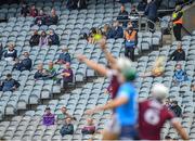3 July 2021; Spectators watch the action during the Leinster GAA Hurling Senior Championship Semi-Final match between Dublin and Galway at Croke Park in Dublin. Photo by Seb Daly/Sportsfile