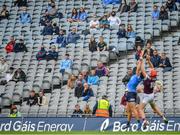 3 July 2021; Spectators watch the action during the Leinster GAA Hurling Senior Championship Semi-Final match between Dublin and Galway at Croke Park in Dublin. Photo by Seb Daly/Sportsfile