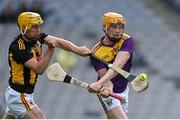 3 July 2021; Simon Donohoe of Wexford is tackled by Richie Leahy of Kilkenny during the Leinster GAA Hurling Senior Championship Semi-Final match between Kilkenny and Wexford at Croke Park in Dublin. Photo by Piaras Ó Mídheach/Sportsfile