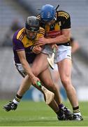 3 July 2021; Liam Óg McGovern of Wexford is fouled by John Donnelly of Kilkenny, for which Donnelly was shown the yellow card by referee Fergal Horgan, during the Leinster GAA Hurling Senior Championship Semi-Final match between Kilkenny and Wexford at Croke Park in Dublin. Photo by Piaras Ó Mídheach/Sportsfile
