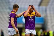 3 July 2021; Liam Óg McGovern, left, and Conor Firman of Wexford after their side's defeat to Kilkenny in their Leinster GAA Hurling Senior Championship Semi-Final match at Croke Park in Dublin. Photo by Seb Daly/Sportsfile
