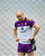 3 July 2021; Wexford goalkeeper Mark Fanning after his side's defeat to Kilkenny in their Leinster GAA Hurling Senior Championship Semi-Final match at Croke Park in Dublin. Photo by Seb Daly/Sportsfile