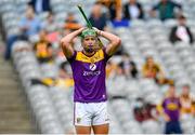 3 July 2021; Conor McDonald of Wexford reacts during the Leinster GAA Hurling Senior Championship Semi-Final match between Kilkenny and Wexford at Croke Park in Dublin. Photo by Seb Daly/Sportsfile
