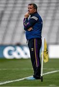 3 July 2021; Wexford manager Davy Fitzgerald during the Leinster GAA Hurling Senior Championship Semi-Final match between Kilkenny and Wexford at Croke Park in Dublin. Photo by Piaras Ó Mídheach/Sportsfile