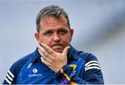 3 July 2021; Wexford manager Davy Fitzgerald leaves the pitch after his side's defeat in the Leinster GAA Hurling Senior Championship Semi-Final match between Kilkenny and Wexford at Croke Park in Dublin. Photo by Piaras Ó Mídheach/Sportsfile