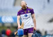 3 July 2021; Wexford goalkeeper Mark Fanning leaves the pitch after his side's defeat in the Leinster GAA Hurling Senior Championship Semi-Final match between Kilkenny and Wexford at Croke Park in Dublin. Photo by Piaras Ó Mídheach/Sportsfile