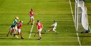 3 July 2021; Shane Kingston of Cork, 13,  watches his 16th minute shot go past Limerick goalkeeper Nicky Quaid for a goal during the Munster GAA Hurling Senior Championship Semi-Final match between Cork and Limerick at Semple Stadium in Thurles, Tipperary. Photo by Ray McManus/Sportsfile