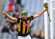 3 July 2021; Eoin Cody of Kilkenny celebrates scoring his side's first goal during the Leinster GAA Hurling Senior Championship Semi-Final match between Kilkenny and Wexford at Croke Park in Dublin. Photo by Piaras Ó Mídheach/Sportsfile