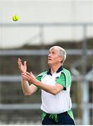 3 July 2021; Limerick manager John Kiely catches a stray sliotar during the Munster GAA Hurling Senior Championship Semi-Final match between Cork and Limerick at Semple Stadium in Thurles, Tipperary. Photo by Stephen McCarthy/Sportsfile